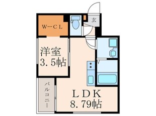 Ｃｒｅｃｉａ守恒の物件間取画像